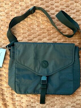 Puma Crossbody Bag Black Adjustable Strap NWT Messenger Travel Unisex